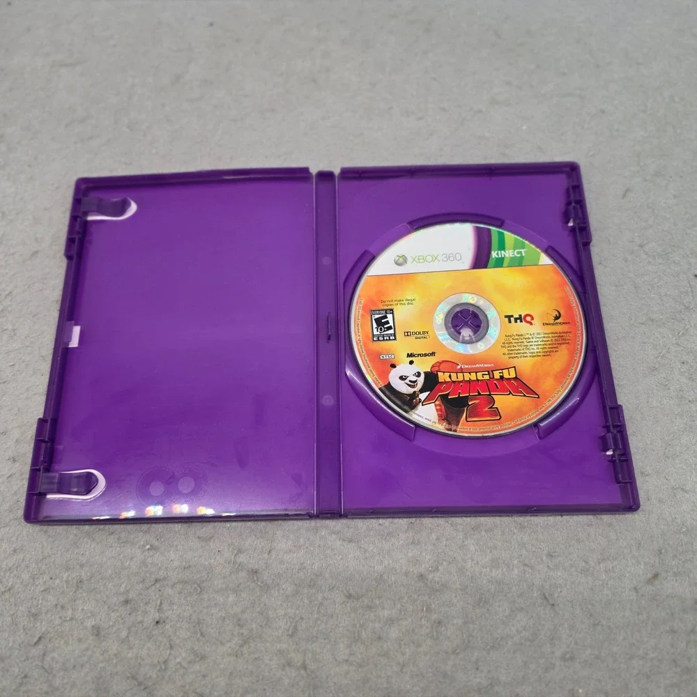 Kung Fu Panda 2 Xbox‎ 360 Kinect THQ Video Game Action Adventure E10+